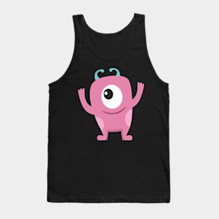 Cute cartoon monster Tank Top